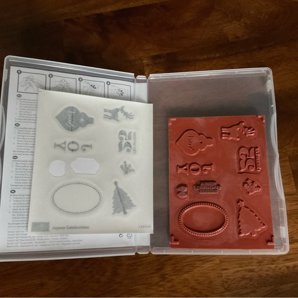 Stampin Up! Joyous Celebrations set of 9 clear mount stamp set - Picture 4 of 5